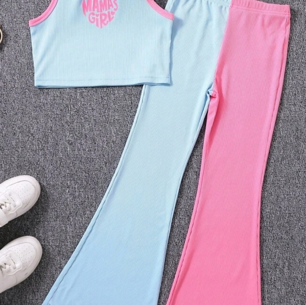 Mama's Girl Blue and Pink Set